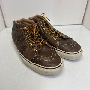Vans~Pro Classics Skateboard Shoe Sz 11 Brown Leather Trainers/Professional